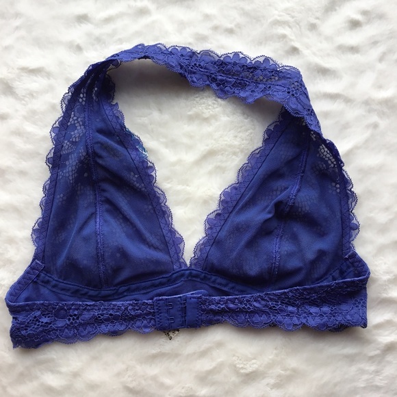 FREE PEOPLE Galloon Lace Halter Bra - Picture 3 of 4